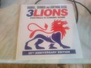 BADDIEL, SKINNER & LIGHTNING SEEDS - '3 THREE LIONS' RED VINYL 7