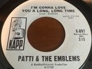 NORTHERN SOUL Patti & The Emblems  I'm Gonnna love You A Long Long Time  Kapp LB