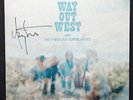COOL  MARTY STUART / WAY OUT WEST Vinyl Record Album LP with SIGNED AUTOGRAPH