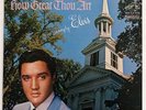1960's Vintage ELVIS PRESLEY / HOW GREAT THOU ART Record Album / RCA LSP-3758