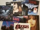 7 x SAXON ORIGINAL VINYL - 34-44 years old  vinyl gut. please see description.