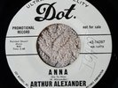 northern soul ARTHUR ALEXANDER Anna DOT 16387 DJ
