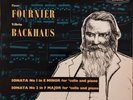 P. Fournier W. Backhaus BRAHMS Sonata 1, 2 Decca LXT 5077 orange/gold label