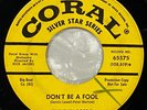 1960 rare doo wop THE EXPLORERS Don't Be A Fool / Vision Of Love PROMO 45 rpm