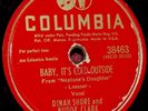 Dinah Shore Buddy Clark Baby It's Cold Outside 78 PLAY GRADED Fully Tested