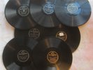 Seven GLENN MILLER Bluebird 78's - CHATTANOOGA, String of Pearls, BLUEBERRY HILL