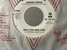 BEAUTIFUL PROMO   Barbara Cooper - What's One More Tear on RCA Northern Soul 45