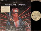 THE TERMINATOR - ORIGINAL 1984 ENIGMA SOUNDTRACK LP w/HYPE STICKER vinyl EX/VG+