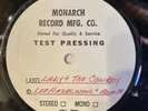 Lee Hazlewood Ann-Margaret The Cowboy And The Lady Test Pressing Monarch S-12007