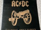 AC/DC  ULTRA-RARE For Those About To Rock 1981 1st Press SPAIN Vinyl LP  VG+/ EX