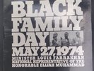 LOUIS FARRAKHAN Black Family Day 5/27/74 Nation Of Islam Elijah Muhammad (NEW)