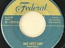THE DOMINOES Have Mercy Baby / Deep Sea Blues Federal R&B Doo Wop 45 HEAR