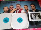 MEN AT WORK Radio King Biscuit 2 LP +  Cue + Poster + Photo card incl. Flock of