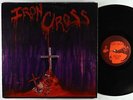 Iron Cross - S/T LP - Rare Private Florida Metal OG Press Autograph