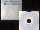 Beatles-Rel 1976 George Harrison TEST PRESSING 45 This Song w RARER Pic Sleeve