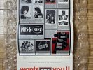 KISS DOUBLE PLATINUM VINYL ️MERCH INSERT SHEET -1978 AUCOIN