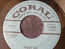 BUDDY HOLLY 45RPM PEGGY SUE RARE 1957 BLUE LABEL PROMO ORIGINAL