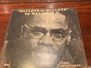 Ballots or bullets by Malcolm X vinyl album VG
