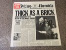 Jethro Tull Thick As A Brick Newspaper Sleeve EX+ Vinyl Rare Original UK LP