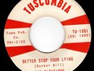 THE CITATIONS - BETTER STOP YOUR LYING - ALABAMA GARAGE 45 (BUNKER HILL) HEAR