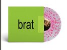 Charli XCX - BRAT  Limited Clear Pink Splattered 2024 Vinyl LP Neww & Sealed