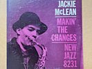 JACKIE McLEAN: Makin’ The Changes US New Jazz 8231 LP RVG MICROGROOVE