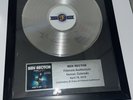 BEN RECTOR Platinum Record awarded  at the Fillmore Auditorium Music Memorabilia