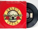 GUNS N' ROSES - SWEET CHILD O' MINE / IT'S SO EASY ROCK 45 - PICTURE SLEEVE & 45