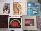 5 Vinyl 33 T: Led Zeppelin, Jethro Tull, Rainbow, Nazareth, The best of Rainbow