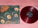 THE BEATLES Rubber Soul LP JAPON JAPAN 1967 Pochette Glacée avec Rabats RED WAX