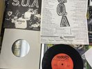 S.O.A-No Policy EP ORIGINAL 3rd Press 7” Vinyl Henry Rollins Black Flag Dischord