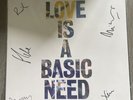 Love Is a Basic Need by Embrace SIGNED SLEEVE-LTD ED ORANGE VINYL. RARE