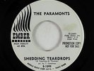 Doo-Wop R&B 45 - Paramonts - Shedding Teardrops - Ember - VG+