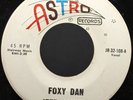 Rockabilly 45 - Jeff Daniels - Foxy Dan - 1961 Astro Records - Mobile, Alabama