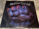 MOTORHEAD IRON FIST 1982 vinyl LP rare oop Mercury SRM-1-4042 Sterling Lemmy