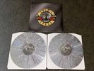 GUNS N ROSES GREATEST HITS 2LP Vinyl Record PARADISE CITY Gray SPLATTER EDITION