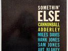 CANNONBALL ADDERLEY Somethin Else BLUE NOTE 1595 Mono 1959 JAZZ LP Miles Davis