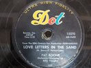 78 RPM Love Letters In The Sand Bernardine Pat Boone Dot 15570