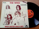 The Who-Who´s Better Who´s Best-LP  Record Mexico Promo Radio  Unique Cover PS