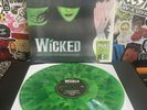 WICKED SOUNDTRACK BROADWAY 2LP VG++ WICKED GREEN VINYL W/HYPE STICKER