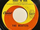* BEATLES Ticket To Ride/Yes It Is 1965 CAPITOL 5476 Single ROCKAWAY 45