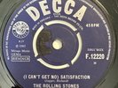 * ROLLING STONES Satisfaction / Spider and the Fly 1965 ROCK UK Decca F.12220 45
