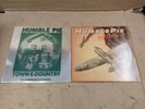 x2 HUMBLE PIE VINYLS TOWN & COUNTRY - THE IMMEDIATE (UK) SERIES + ON TO VICTORY