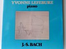 Yvonne Lefébure French Piano Bach Recital French FY 065 NM