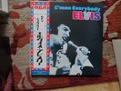 ELVIS PRESLEY JAPAN LP RECORD ALBUM C'MON EVERYBODY OBI GATEFOLD CVR NEAR MINT