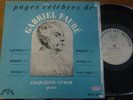 JACQUELINE EYMAR plays FAURE  / LE CHANT DU MONDE