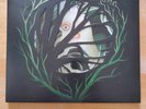 Aimee Mann vinyl LP, Mental Illness, die-cut cover, purple vinyl