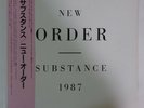 new order substance 1987 vinyl