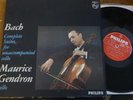 MAURICE GENDRON / BACH the  cello suites   / PHILIPS