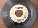 Ann Perry That’s The Way It Is Theoda 45 Northern Soul VG PLUS COPY Rare Find
